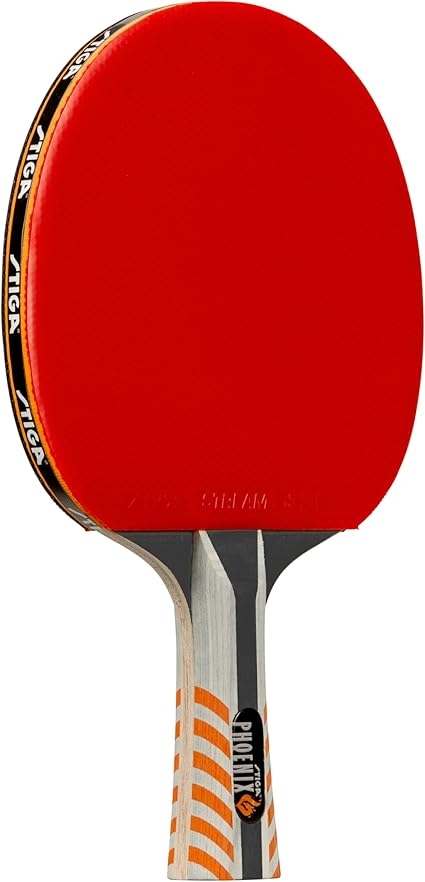 Phoenix Ping Pong Paddle - 5-Ply Ultra-Light Blade - 2mm Tournament-Approved Sponge - Flared Handle for Enhanced Control - Competitive Table Tennis Racket for Family Fun