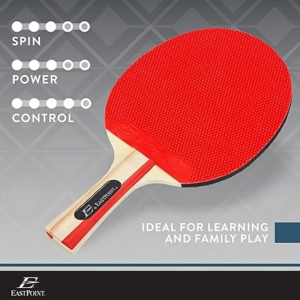 Ping Pong Paddle Sets - Choose 2 Player Table Tennis Paddle Set, or 4 Player Deluxe Kit with Balls and Storage Case